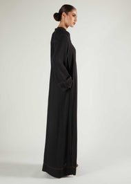 Denim Stitch Maxi Dress