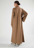 High Neck Abaya Coffee