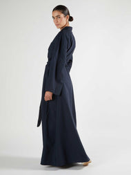 Oversized Shirted Maxi Navy