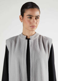 Longline Gilet Grey