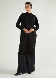 Mid Length Cozy Midi Black
