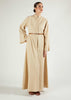 Panelled Abaya Natural