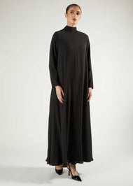 Raglan Sleeve Abaya Black