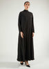 Raglan Sleeve Abaya Black