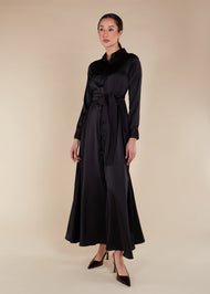 Self Print Satin Maxi - Final Sale