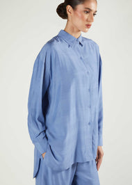 Trousers & Top Set Dusty Blue