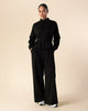 Cropped Jacket Co-Ord Set Black