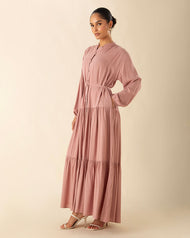 Tiered Tea Pink Maxi