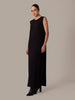 Two Piece Suit Abaya Black