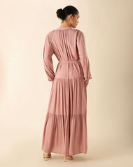 Tiered Tea Pink Maxi