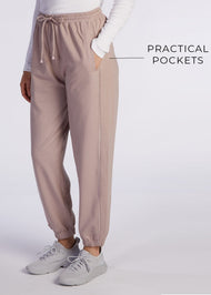 Cotton Track Pants Dusky Lilac