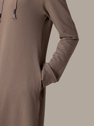 Hoody Abaya Khaki