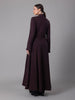 Sienna Asymmetric Coat Chocolate Plum