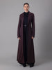 Meadow Longline Coat Chocolate Plum