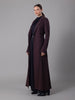 Meadow Longline Coat Chocolate Plum