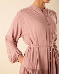 Tiered Tea Pink Maxi