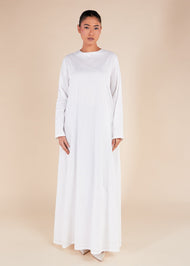 White Linen Dress