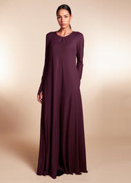 Mulberry Abaya Aubergine