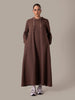 Hoody Abaya Taupe