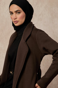 Mara Coat Dark Brown - Final Sale