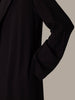 Two Piece Suit Abaya Black
