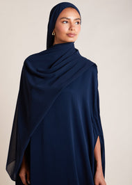 Crinkled Kaftan Navy - Final Sale