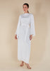 Floaty Sleeve Abaya White