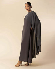 Grey Drape Maxi