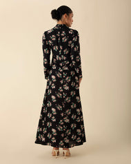 Fitted Floral Maxi