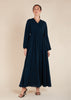 Waist Pleat Abaya Teal