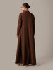 Textured Turtle Neck Abaya