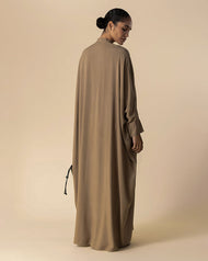 Loose Fit Abaya Natural