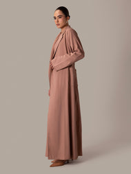 Mocha Trench Abaya