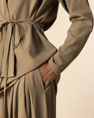 Wrap Top & Trousers Co-Ord Set