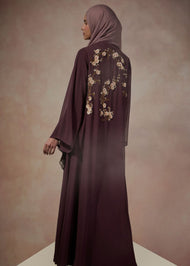 Vintage Rose Open Abaya