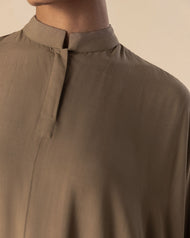 Loose Fit Abaya Natural