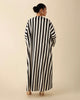 Bold Stripe Crochet Kimono