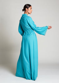 Drawcord Abaya Blue | Abayas | Aab Modest Wear