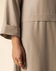 Layla Abaya Natural