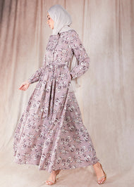 Mauve Magnolia Maxi Dress - Final Sale