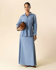 Skirt & Top Co-Ord Light Denim