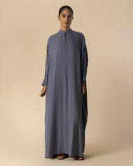 Loose Fit Abaya Blue