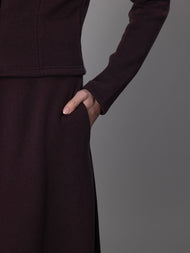 Seren Co-Ord Set Chocolate Plum