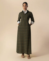 Green Tartan Maxi