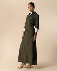 Green Tartan Maxi