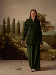 Polo Active Co-Ord Set Dark Green