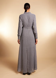 Micro Plaid Maxi