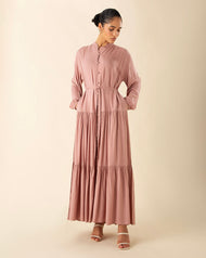 Tiered Tea Pink Maxi