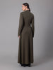 Fern Wrap Abaya Olive