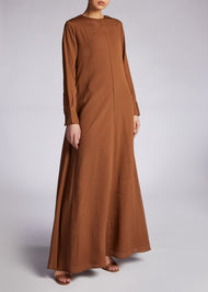 Georgette Abaya Beige | Abayas | Aab Modest Wear